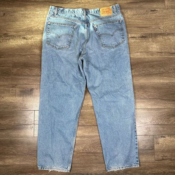 Levi’s Men’s Size 40x30 Relaxed Straight Leg Jeans Blue Medium Wash Denim - Picture 10 of 10